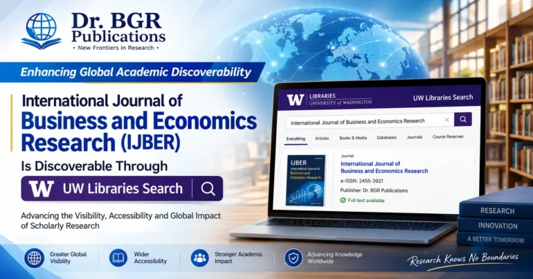 IJBER Discoverable Through UW Libraries Search