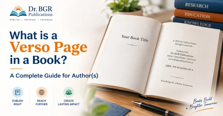 What is a Verso Page in a Book? A Complete Guide for Author(s)