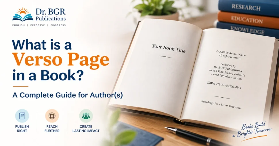 What is a Verso Page in a Book? A Complete Guide for Author(s)