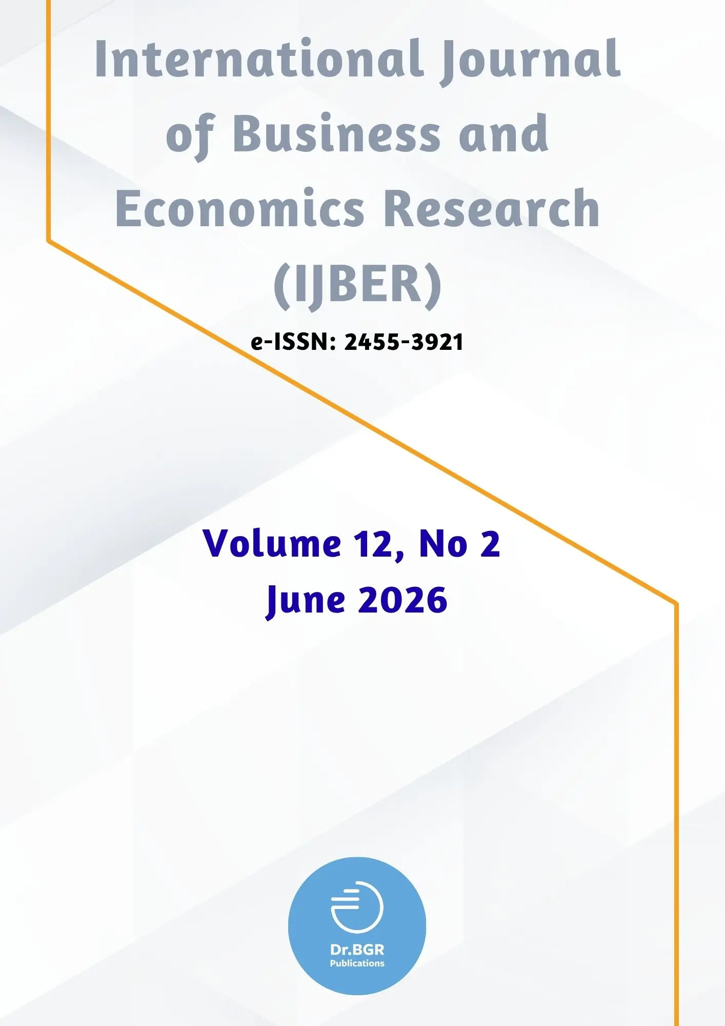 IJBER Volume 12 Issue 2 June 2026 Cover